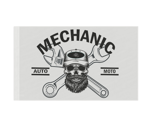 Wrench Army Signature Mechanic Flag - Sell Those Flipping Cars Garage & Shop Banner