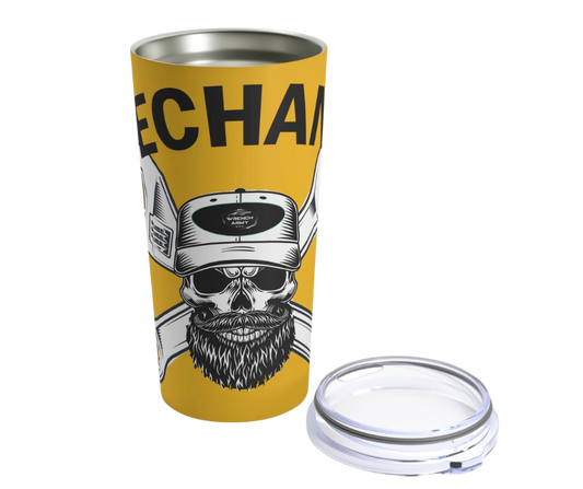 Wrench Army "Fuel Your Hustle" Tumbler - Sell Those Flipping Cars 20oz Insulated Shop Mug