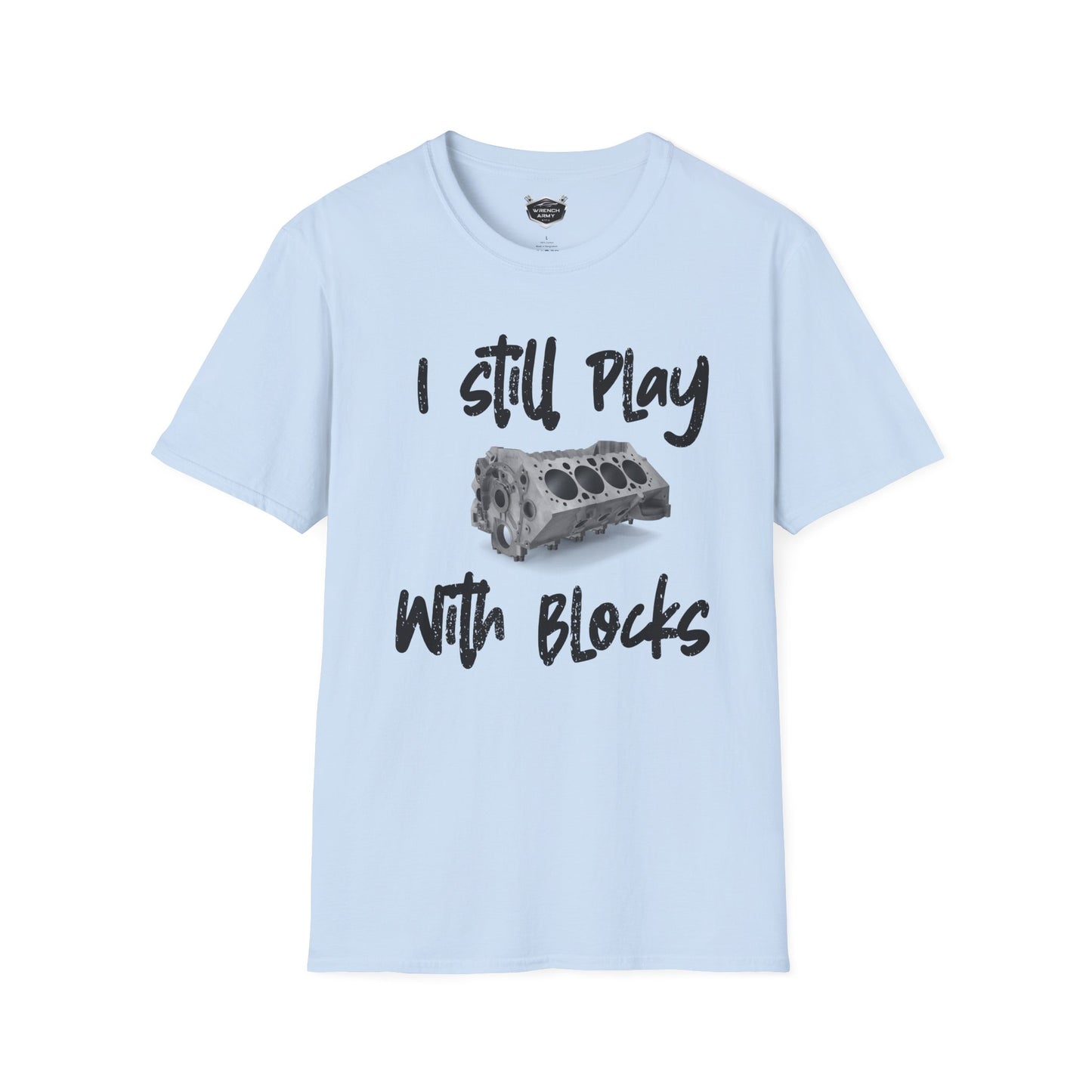 Wrench Army Play With Blocks: The Gearhead’s Childhood Tee 🧱🔧