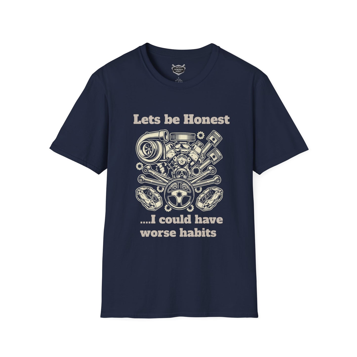 "Worse Habits" Vintage Engine Tee — The Official STFC Mechanic’s Shirt