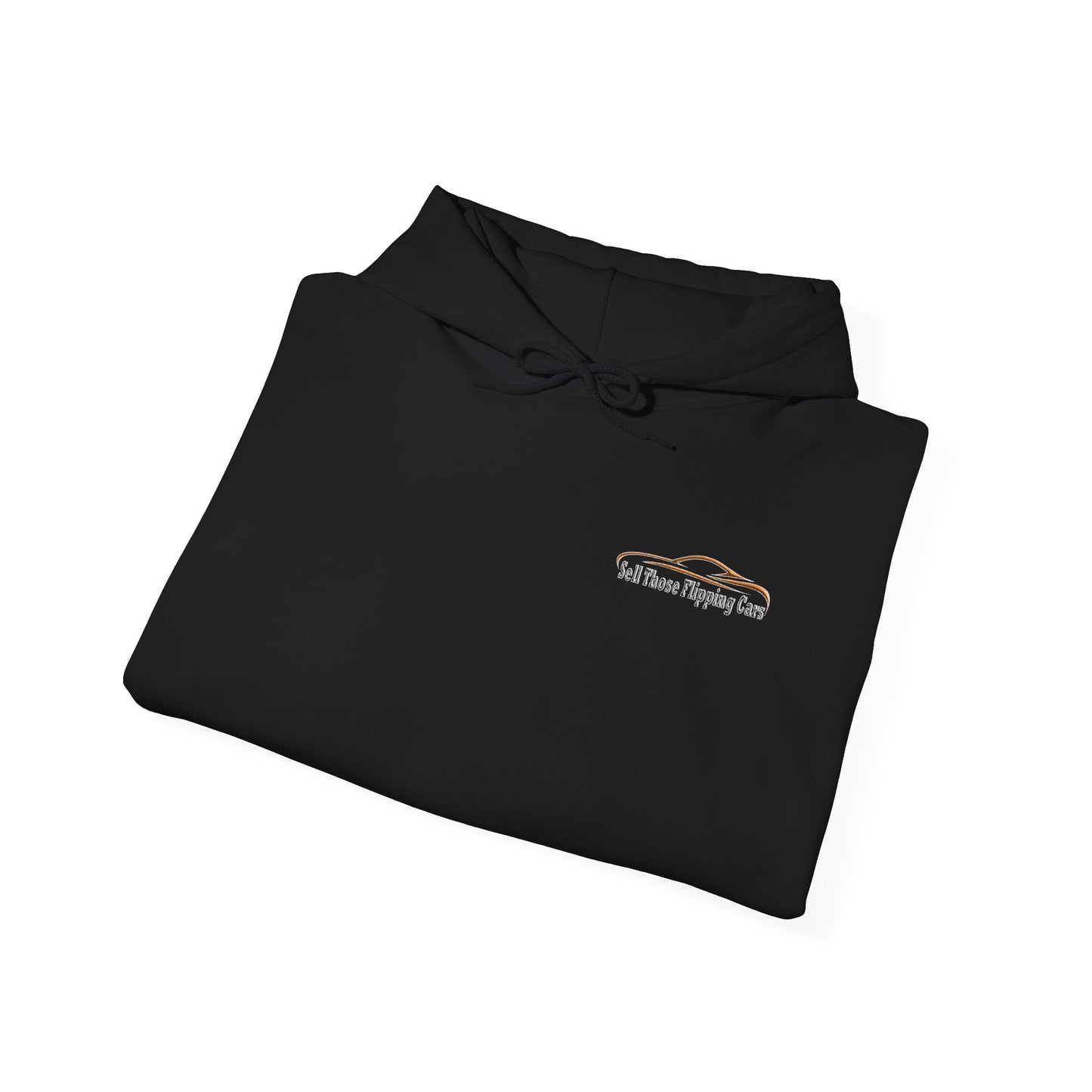 The Wrench & Hustle Hoodie (Classic Logo Edition) – Sell Those Flipping Cars Sweatshirt