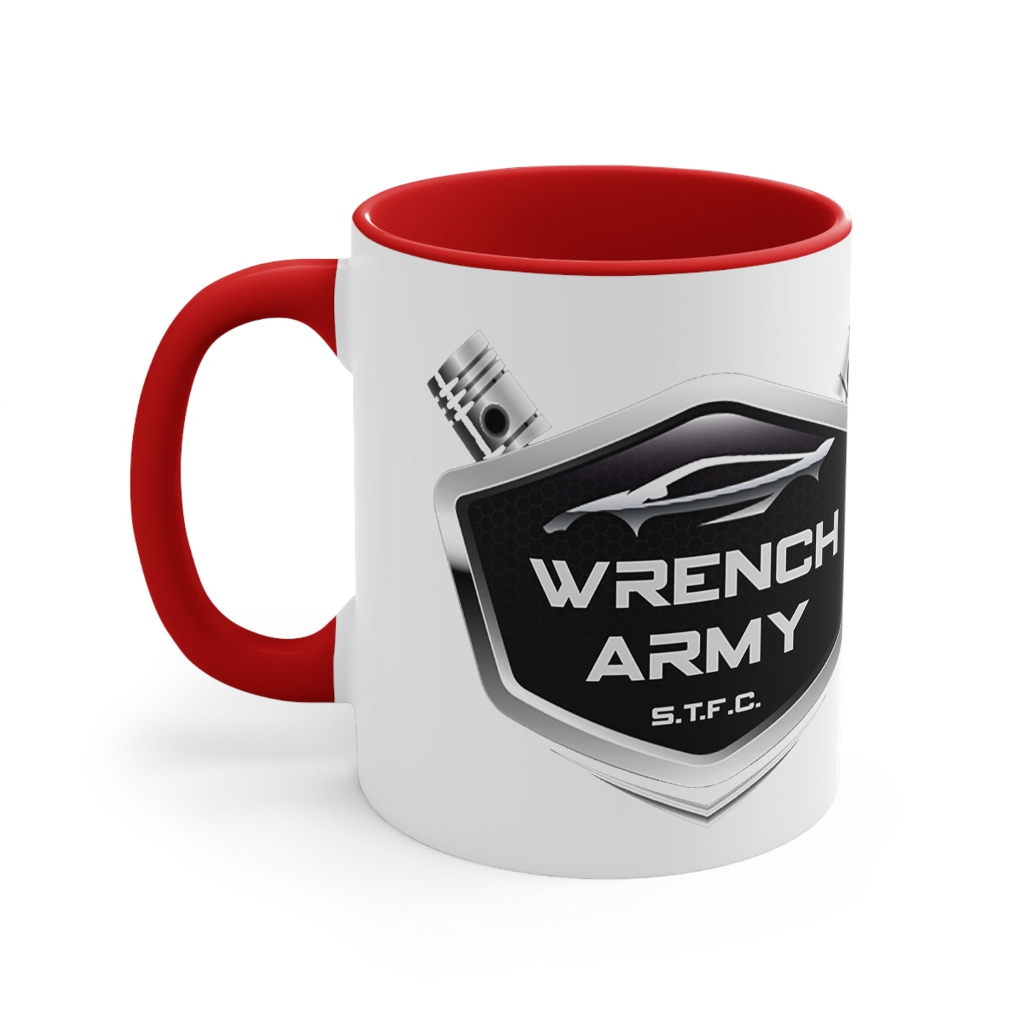 Wrench Army "Shop Fuel" Mug - Sell Those Flipping Cars Two-Tone Professional Ceramic Cup