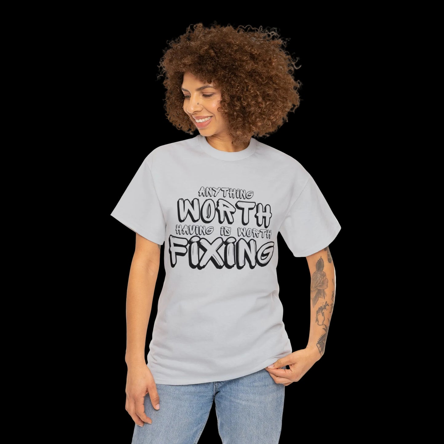 Wrench Army "Anything Worth Fixing" Tee - Sell Those Flipping Cars Signature Shirt