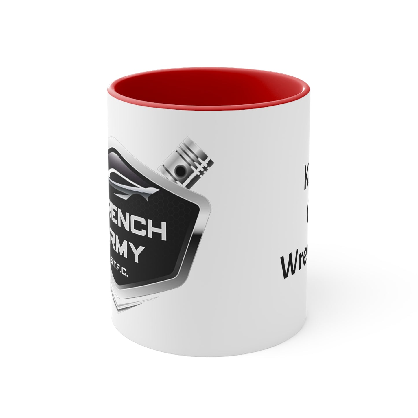 Wrench Army "Shop Fuel" Mug - Sell Those Flipping Cars Two-Tone Professional Ceramic Cup