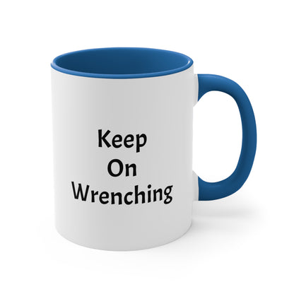 Wrench Army "Shop Fuel" Mug - Sell Those Flipping Cars Two-Tone Professional Ceramic Cup
