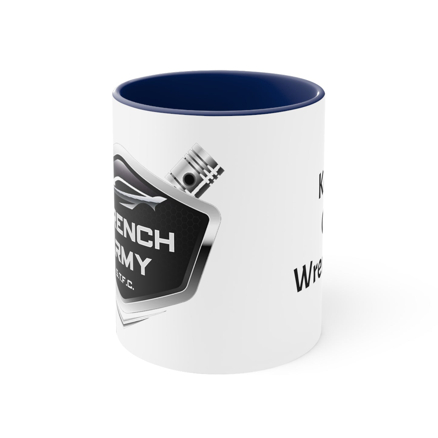 Wrench Army "Shop Fuel" Mug - Sell Those Flipping Cars Two-Tone Professional Ceramic Cup