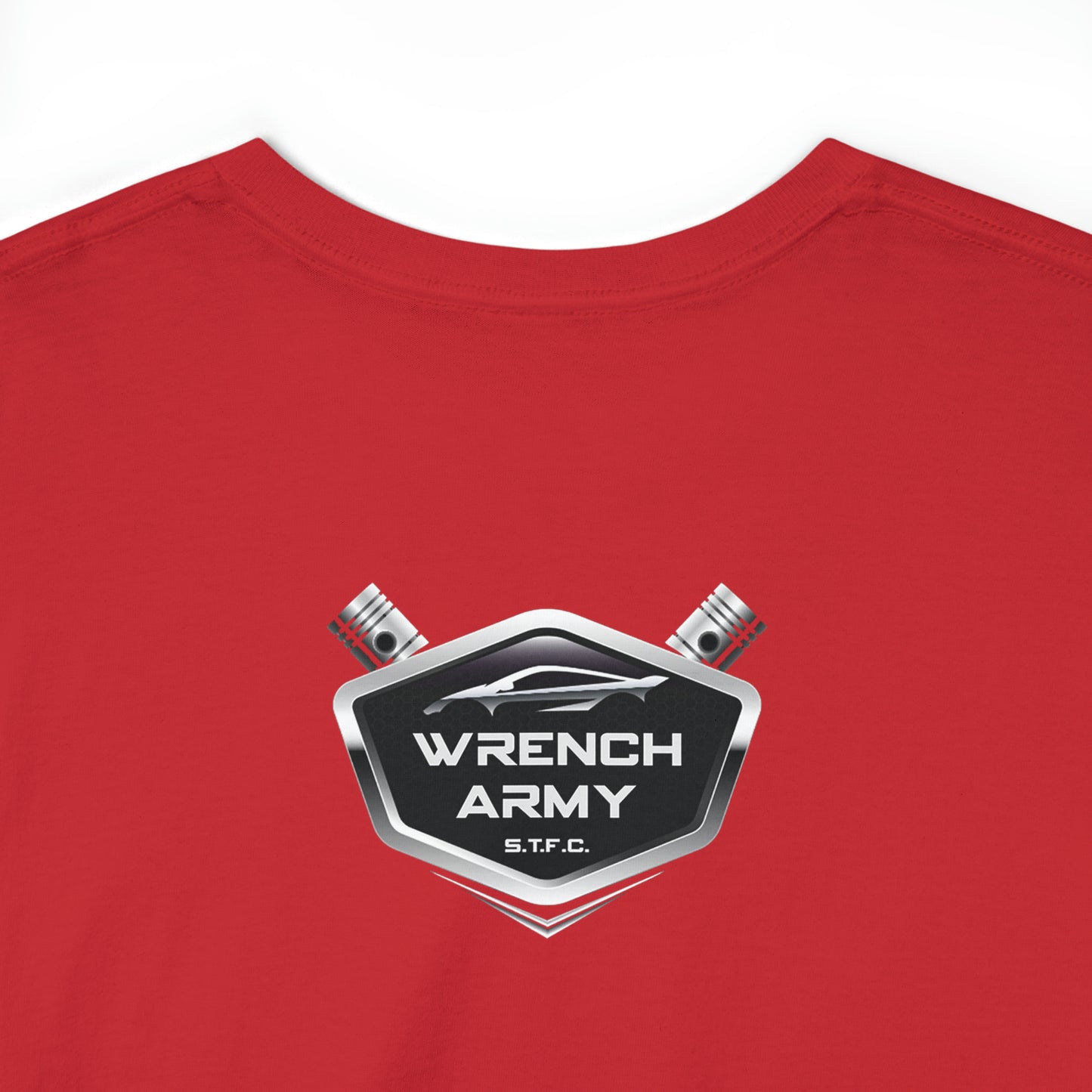Wrench Army "Play With Blocks" Tee - Sell Those Flipping Cars Signature Engine Design
