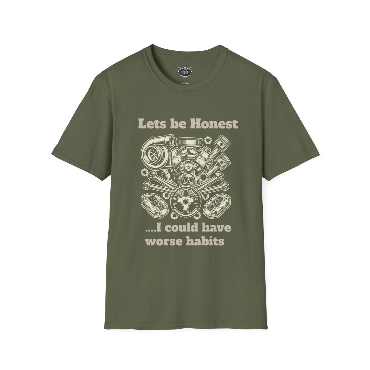 "Worse Habits" Vintage Engine Tee — The Official STFC Mechanic’s Shirt