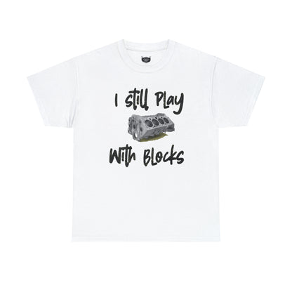 Wrench Army "Play With Blocks" Tee - Sell Those Flipping Cars Signature Engine Design