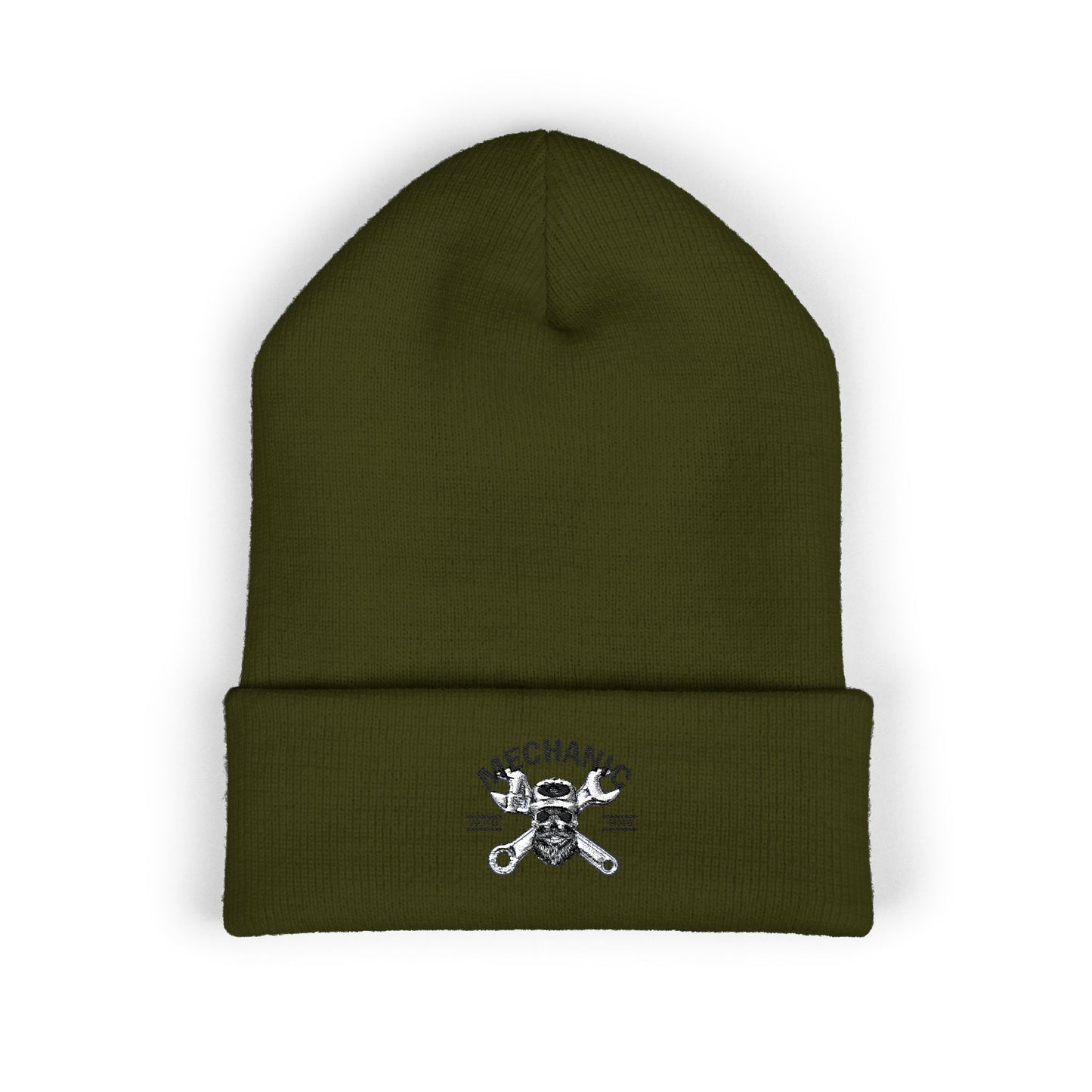 The Wrench Army: Embroidered "Lead Tech" Skeleton Beanie