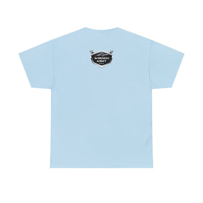 Wrench Army "Play With Blocks" Tee - Sell Those Flipping Cars Signature Engine Design