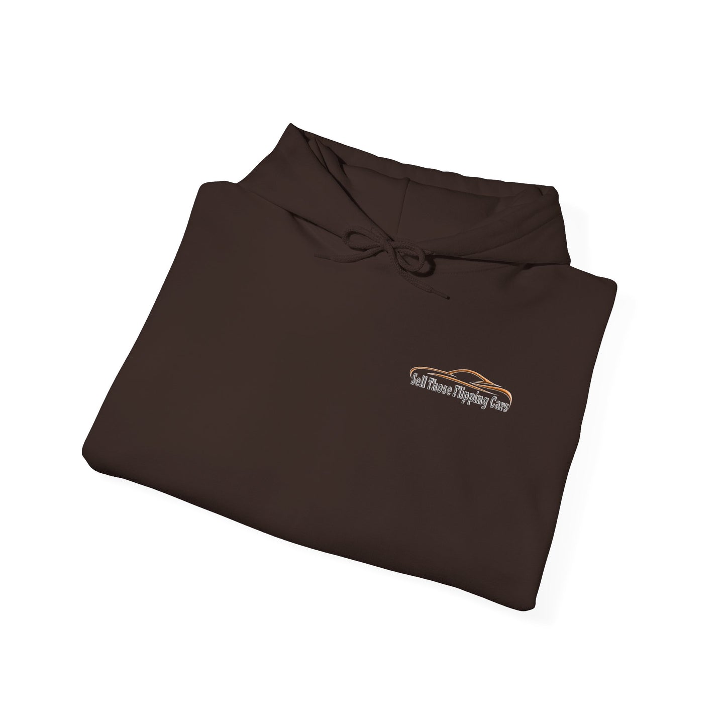 The Wrench & Hustle Hoodie (Classic Logo Edition) – Sell Those Flipping Cars Sweatshirt