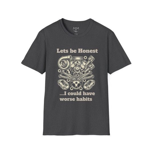 "Worse Habits" Vintage Engine Tee — The Official STFC Mechanic’s Shirt
