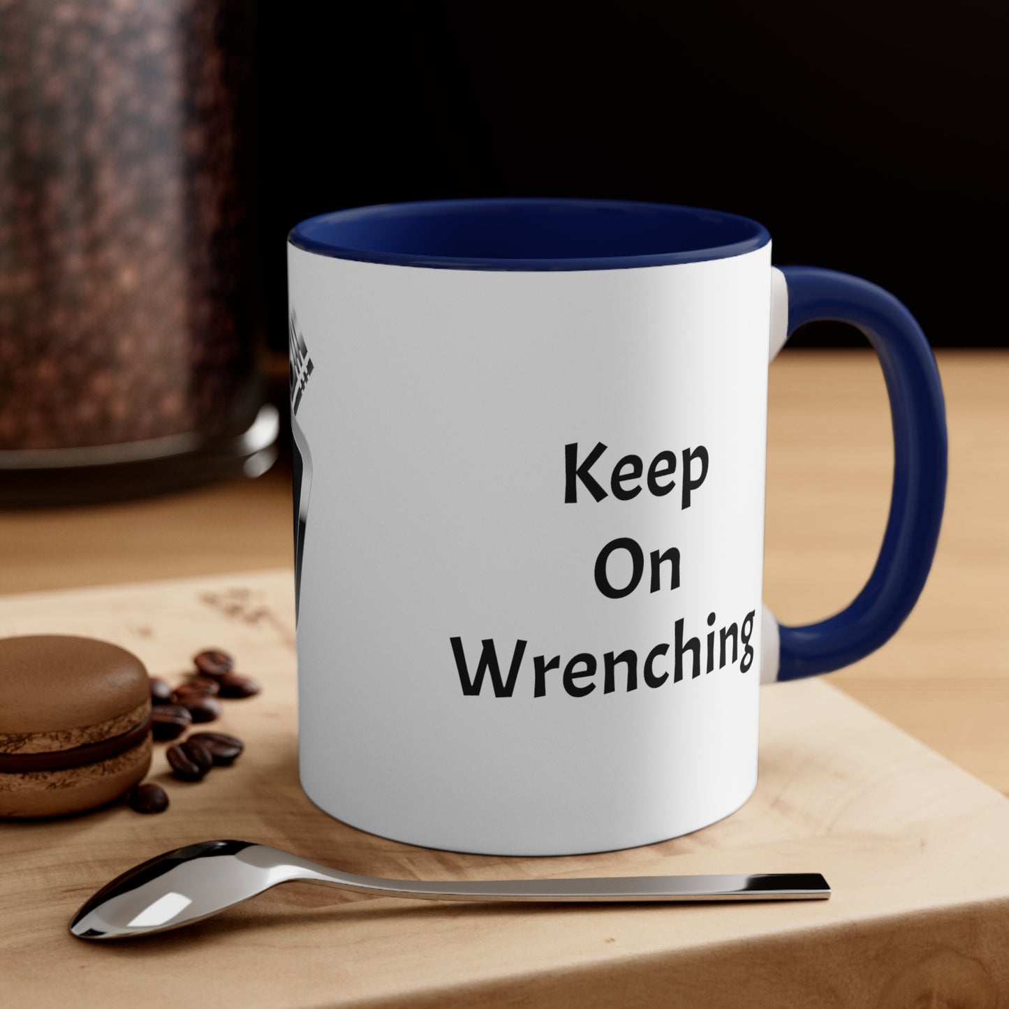 Wrench Army "Shop Fuel" Mug - Sell Those Flipping Cars Two-Tone Professional Ceramic Cup