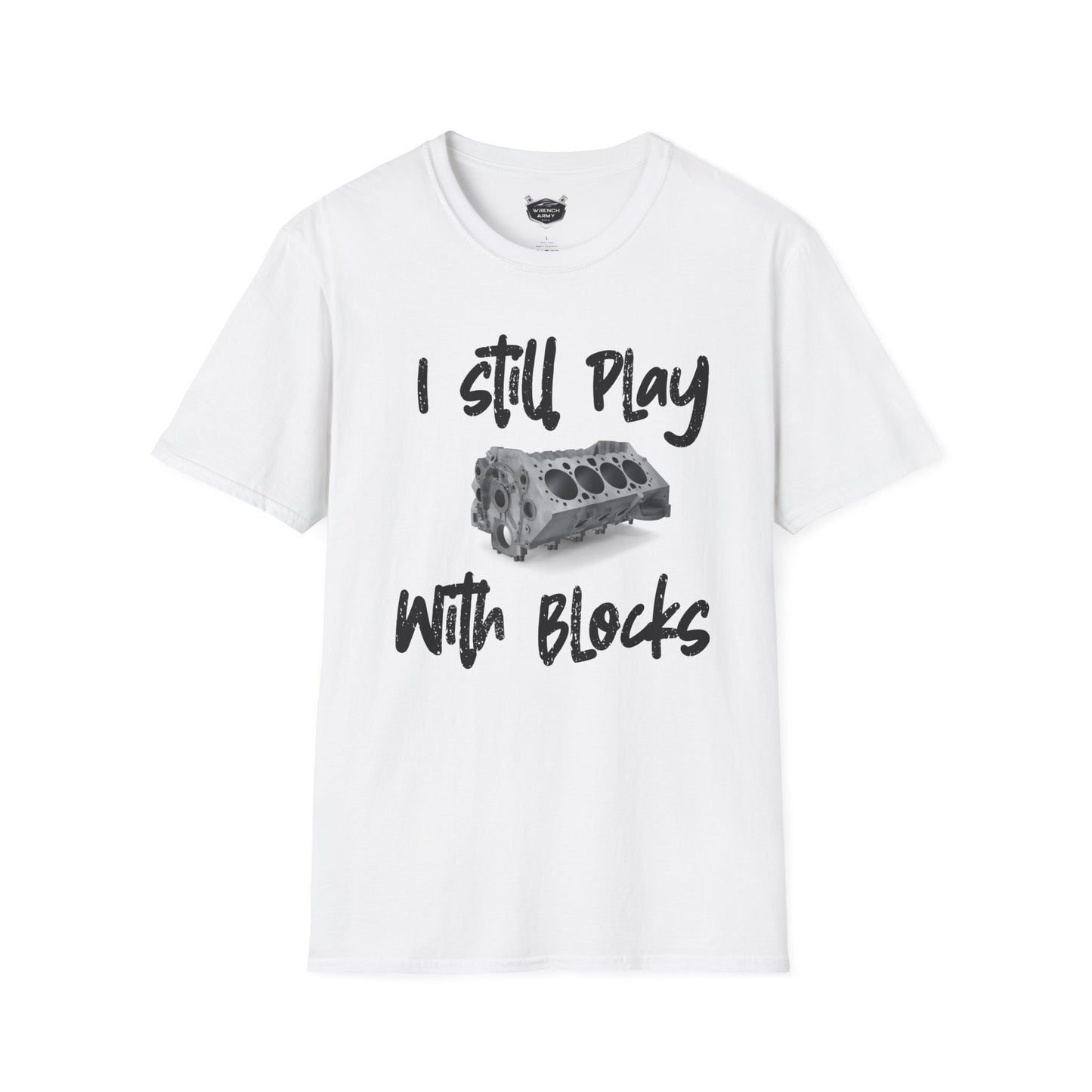 Wrench Army Play With Blocks: The Gearhead’s Childhood Tee 🧱🔧