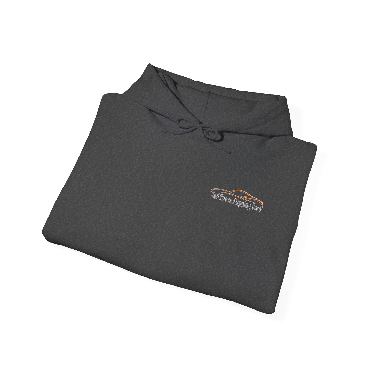 The Wrench & Hustle Hoodie (Classic Logo Edition) – Sell Those Flipping Cars Sweatshirt