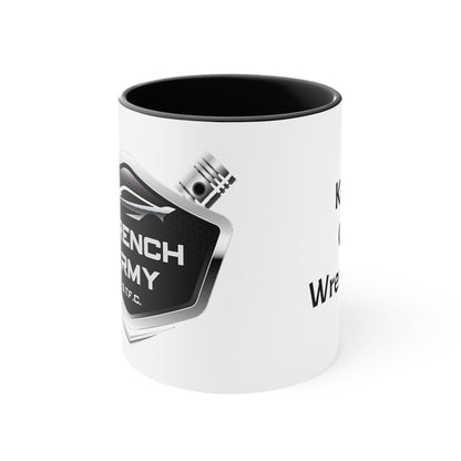 Wrench Army "Shop Fuel" Mug - Sell Those Flipping Cars Two-Tone Professional Ceramic Cup