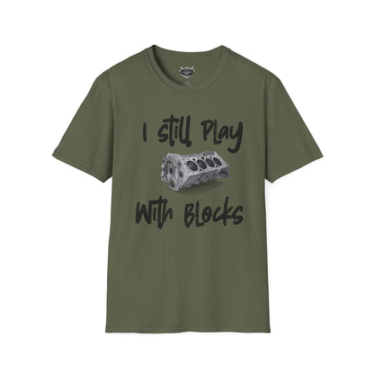 Wrench Army Play With Blocks: The Gearhead’s Childhood Tee 🧱🔧