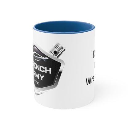 Wrench Army "Shop Fuel" Mug - Sell Those Flipping Cars Two-Tone Professional Ceramic Cup