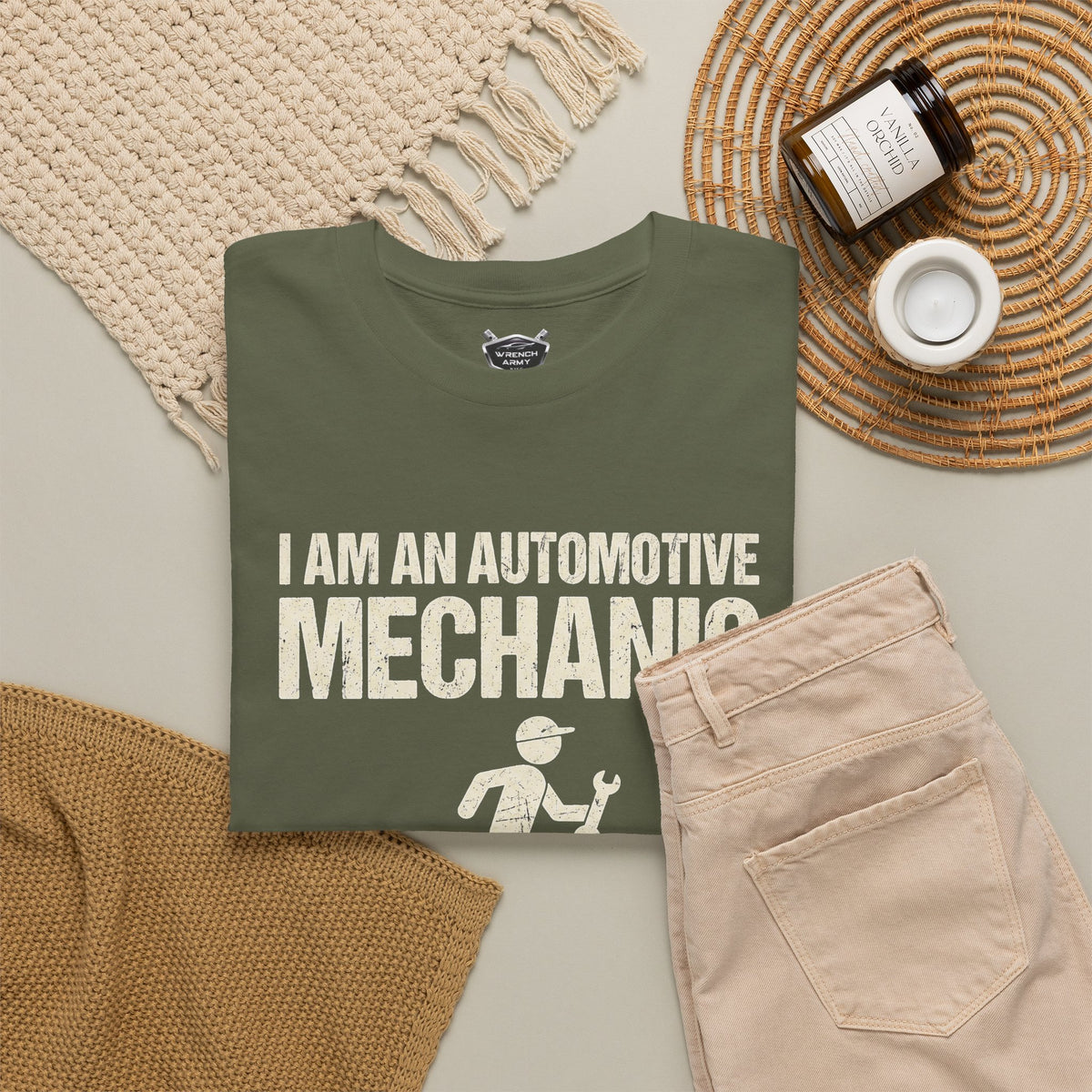 The "Don't Catch Up" Mechanic Tee | Wrench Army