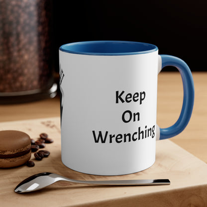 Wrench Army "Shop Fuel" Mug - Sell Those Flipping Cars Two-Tone Professional Ceramic Cup