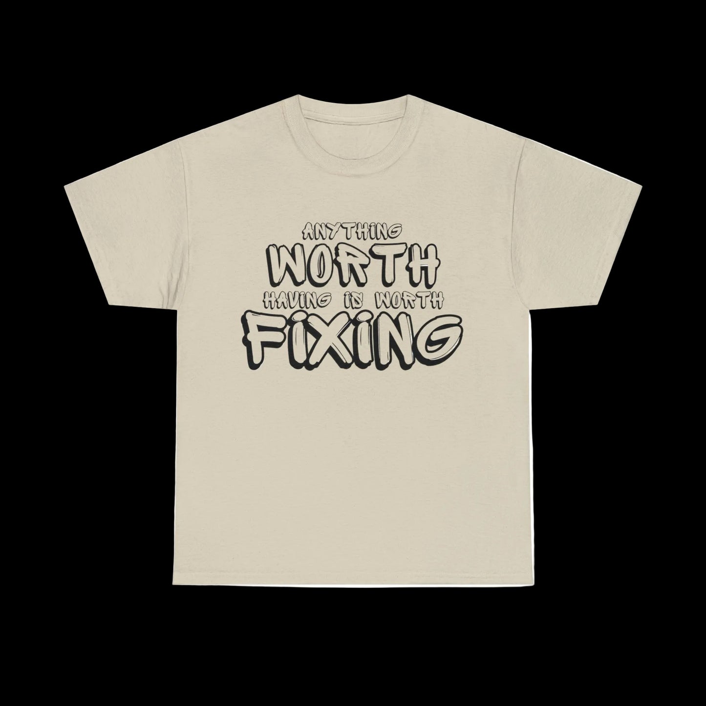 Wrench Army "Anything Worth Fixing" Tee - Sell Those Flipping Cars Signature Shirt