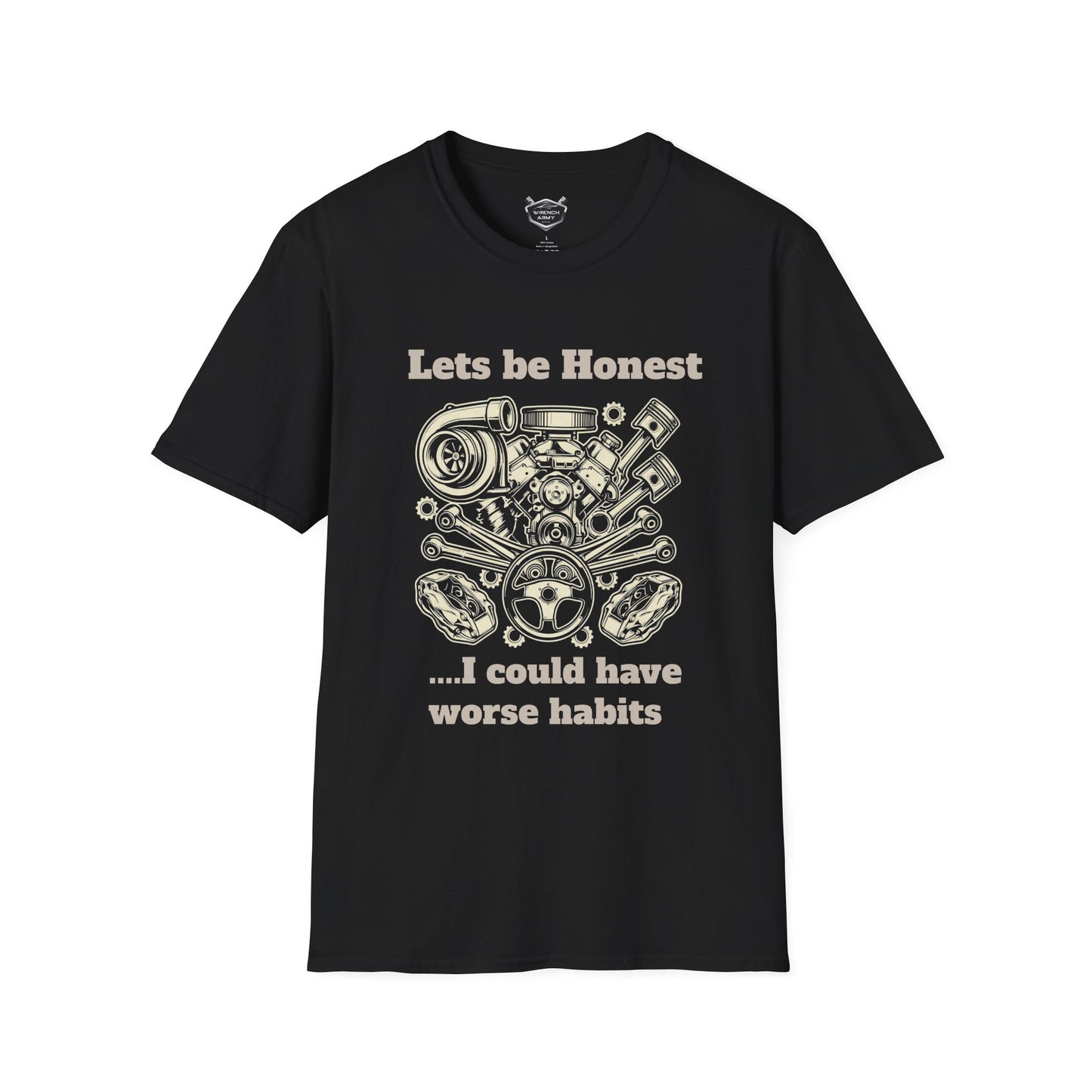 "Worse Habits" Vintage Engine Tee — The Official STFC Mechanic’s Shirt