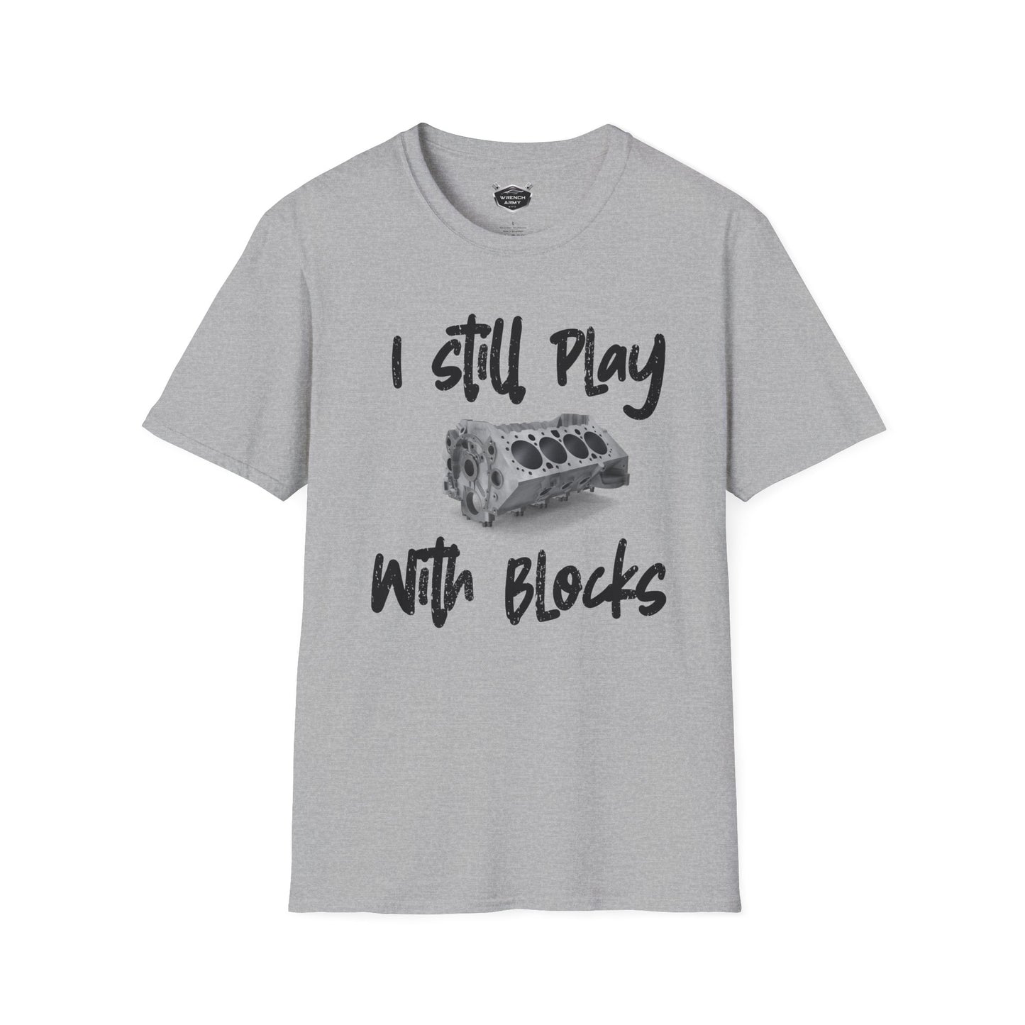 Wrench Army Play With Blocks: The Gearhead’s Childhood Tee 🧱🔧