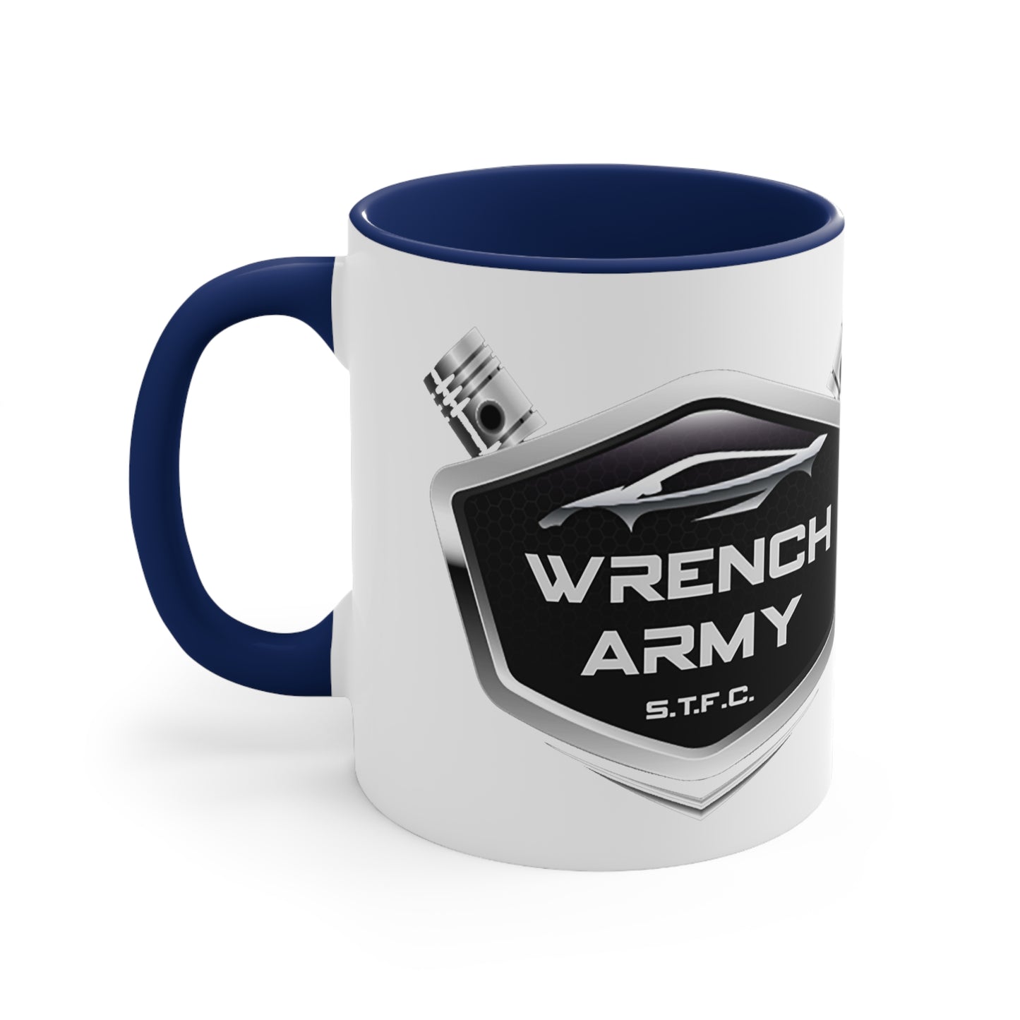 Wrench Army "Shop Fuel" Mug - Sell Those Flipping Cars Two-Tone Professional Ceramic Cup
