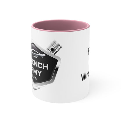 Wrench Army "Shop Fuel" Mug - Sell Those Flipping Cars Two-Tone Professional Ceramic Cup