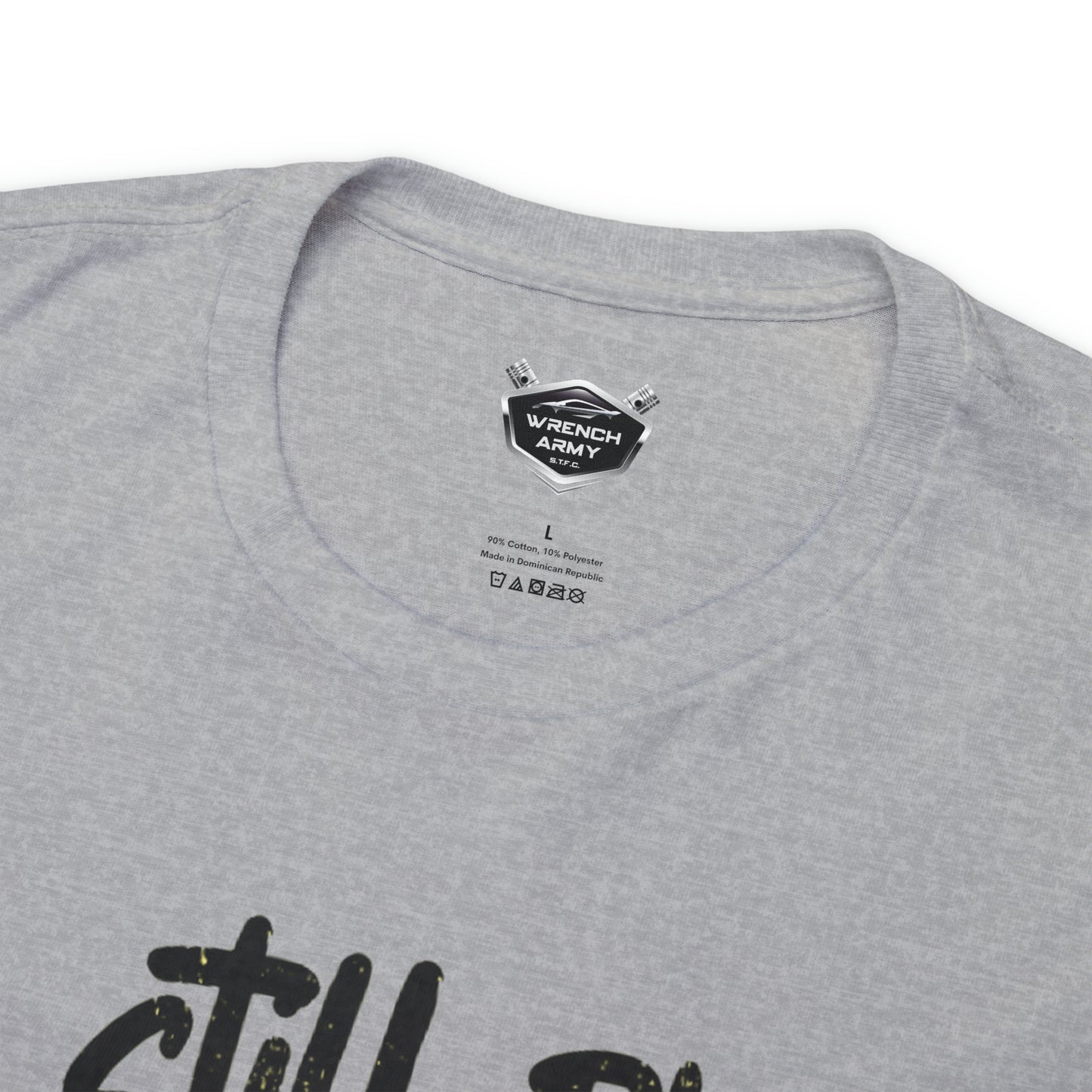 Wrench Army "Play With Blocks" Tee - Sell Those Flipping Cars Signature Engine Design