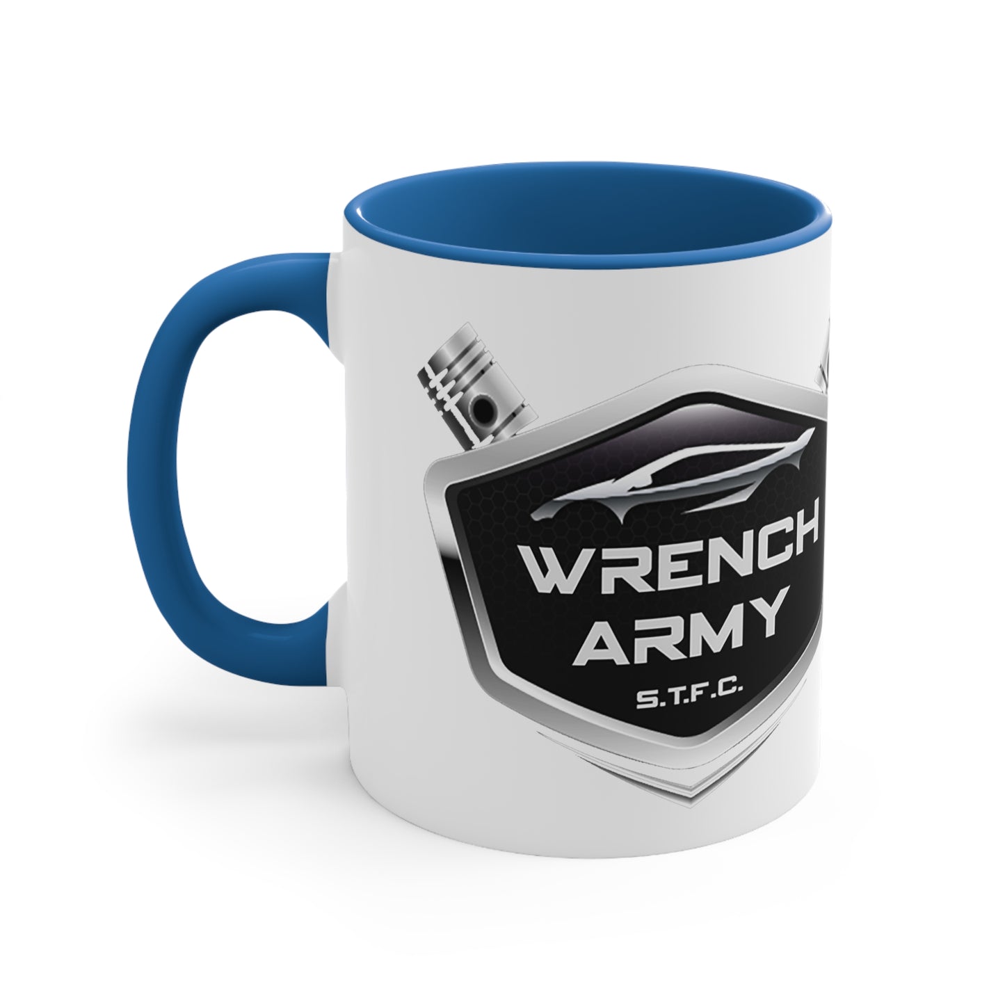 Wrench Army "Shop Fuel" Mug - Sell Those Flipping Cars Two-Tone Professional Ceramic Cup