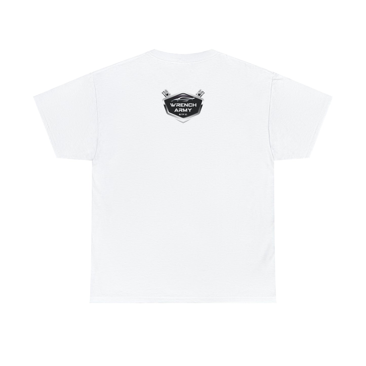 Wrench Army "Play With Blocks" Tee - Sell Those Flipping Cars Signature Engine Design