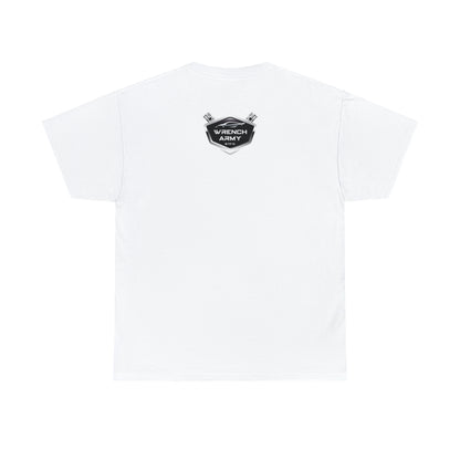 Wrench Army "Play With Blocks" Tee - Sell Those Flipping Cars Signature Engine Design