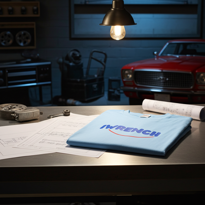 Wrench Army "IWRENCH" Tee - Sell Those Flipping Cars Signature DIY Mechanic Shirt