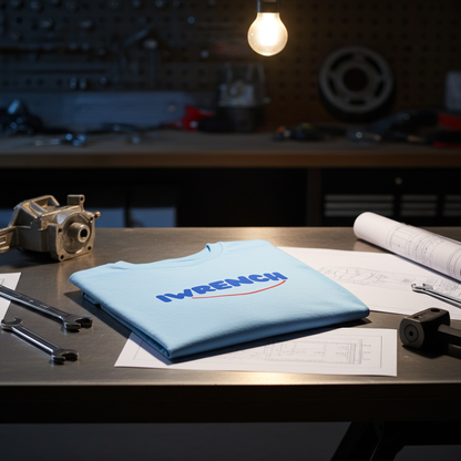 Wrench Army "IWRENCH" Tee - Sell Those Flipping Cars Signature DIY Mechanic Shirt