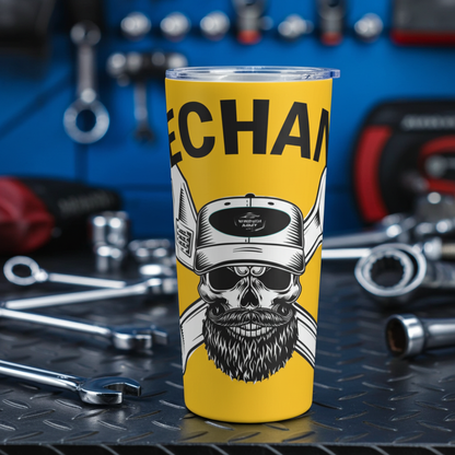 Wrench Army "Fuel Your Hustle" Tumbler - Sell Those Flipping Cars 20oz Insulated Shop Mug