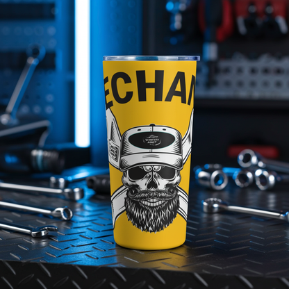 Wrench Army "Fuel Your Hustle" Tumbler - Sell Those Flipping Cars 20oz Insulated Shop Mug